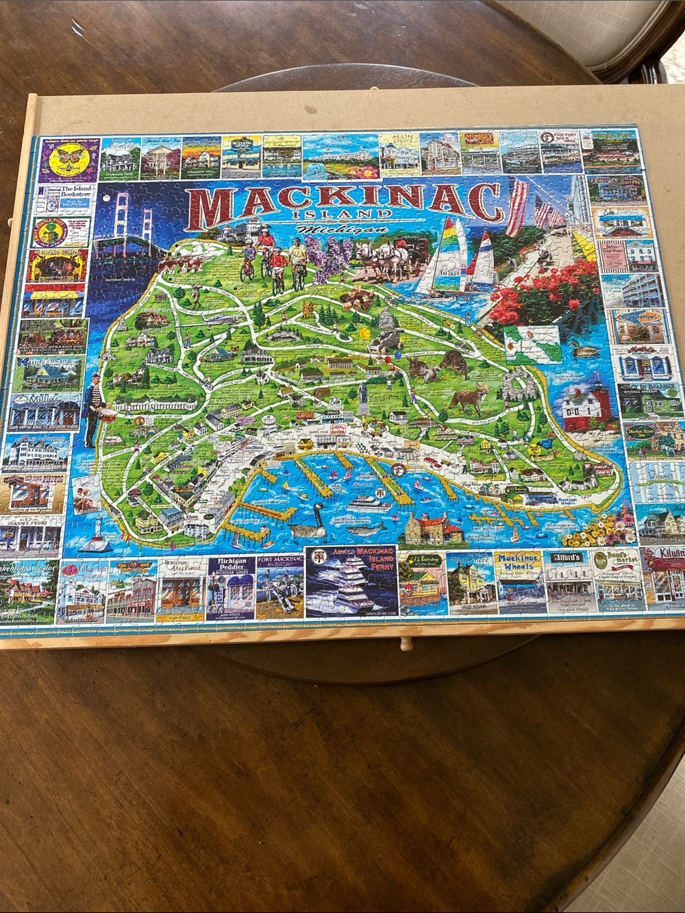 White Mountain • Mackinac Island • 1000 Piece Puzzle - Picture 2 of 6